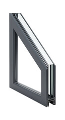 Architectural Window Frame Isolated on Transparent Background Illustration