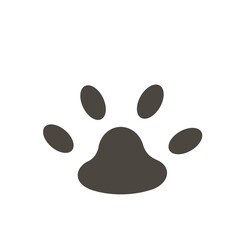 動物の肉球（黒）