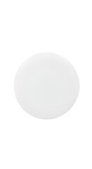 Abstract White Circle Isolated On Black Background Geometric Design