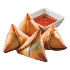 Delicious Samosas with Chutney