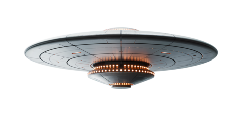 Futuristic Flying Saucer