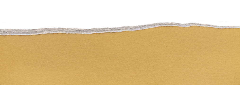 yellow torn blank pages with uneven texture edges. set of ripped yellow paper sheets png isolated on transparent background. document or newspaper mockup.