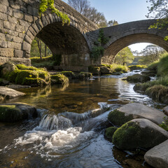 Fototapeta premium bridge over the river