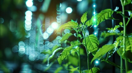 Growing tomato plants