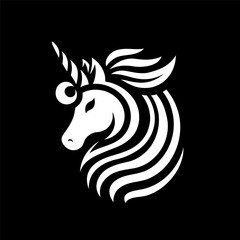 Unicorn Artwork Logo in Vector