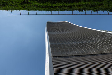 The Fenchurch Building (The Walkie-Talkie) in London von unten