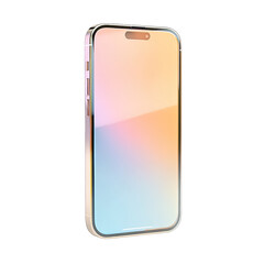 Rose gold phone case, gradient screen
