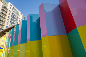 Kunstinstallationen in Paddington in London