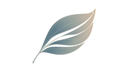 Elegant Abstract Illustration Of Leaf Design On Isolated Background