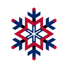 christmas snowflake icon