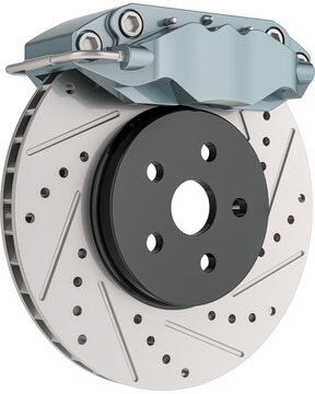 Car disc brake with caliper