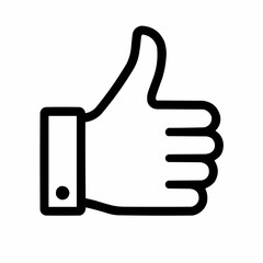 Obraz premium Thumbs Up. Hand giving a thumbs-up. Approval and positive feedback