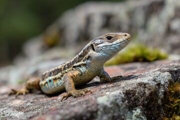 Oertzen Rock Lizard sunning on stone