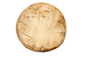 a wooden object with a white background