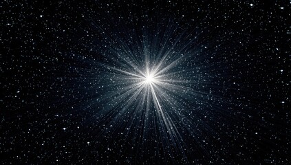 Stellar burst in dark cosmos