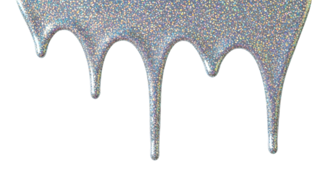 glitter Drip Effect, png