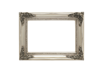 a picture frame with a white background