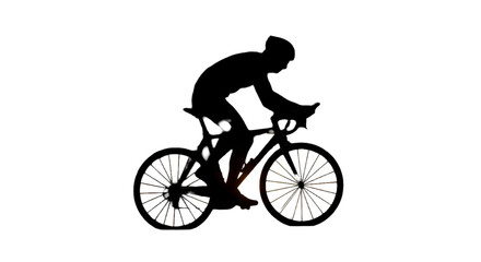Obraz premium Gold Silhouette Abstract Illustration Of Bicycle In Dark Background
