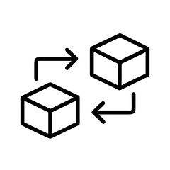 move reposition object icon design