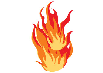 a vibrant and dynamic representation of flames. showcasing bright orange and yellow hues with hints of red. creating an energetic effect the flames appear to rise from the bottom. against a white back