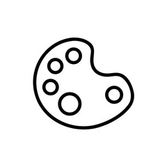 palette color theme icon design