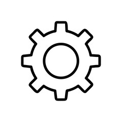settings gear configuration icon design