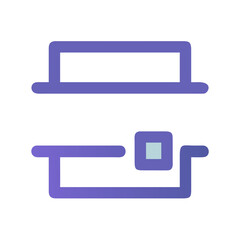 sliders horizontal adjustment icon design