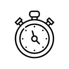 stopwatch time tracker icon design