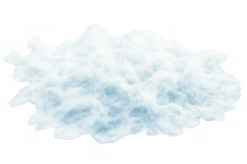 Soap foam creating large, light and airy bubbles on a transparent background, ideal for bath, shower, and cleaning product designs