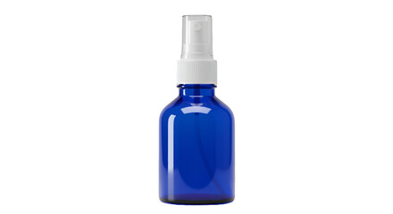 Fototapeta premium Isolated Blue Glass Spray Bottle Illustration On Transparent Background