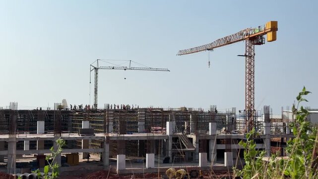 Urban Housing Construction Site | Real Estate and Infrastructure Development