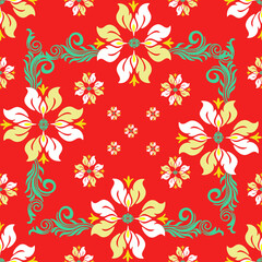Celebration-style pattern with gold and red flare. Great for New Year or spiritual designs.