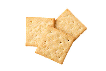 a couple of crackers sitting on top of each other