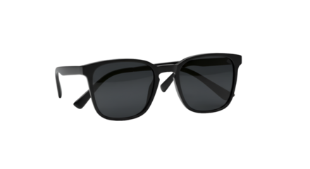 Isolated Black Sunglasses Illustration On Transparent Background