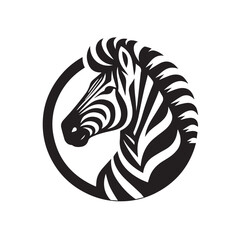 zebra logo vector