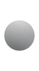 Isolated 3D Render Sphere Gray Object on Black Background Texture