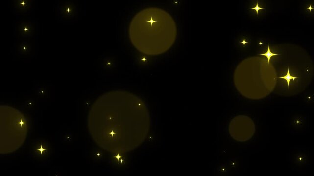画面全体を金色にキラキラ光らせるエフェクト