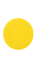 Isolated Abstract Yellow Circle On Black Background Illustration