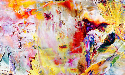 Abstract art background . Hand painting artwork on canvas .