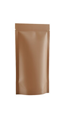 Isolated Brown Sachet On Transparent Background Realistic Mockup Illustration