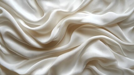 Fototapeta premium Elegant flowing satin fabric with smooth luxurious texture