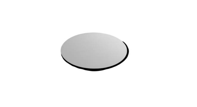 Isolated Gray Ellipse Floating On Black Transparent Background Illustration