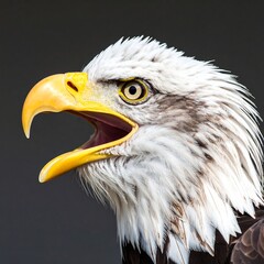 Obraz premium Close-up of an eagle's head (5)