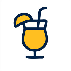vector illustration of a drink