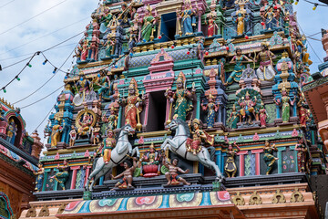 Kuala Lumpur, Malaysia November 18 2024 Vibrant Hindu Temple in Kuala Lumpur, Malaysia: A Spiritual and Cultural Landmark