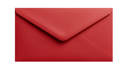Isolated Red Envelope On Transparent Background Illustration
