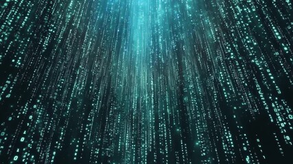 Fiber optics background with lots light spots - Powered by Adobe