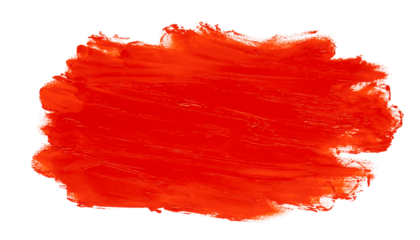 Red abstract brush strokes rectangle, oil paint textured grunge background element