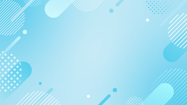 水色　ポップ 　夏・父の日　グラデーション背景 16:9	
