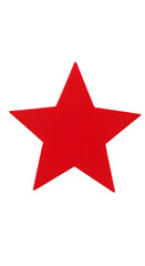 Obraz premium Isolated Red Star Illustration On Black Transparent Background Abstract Graphic Design